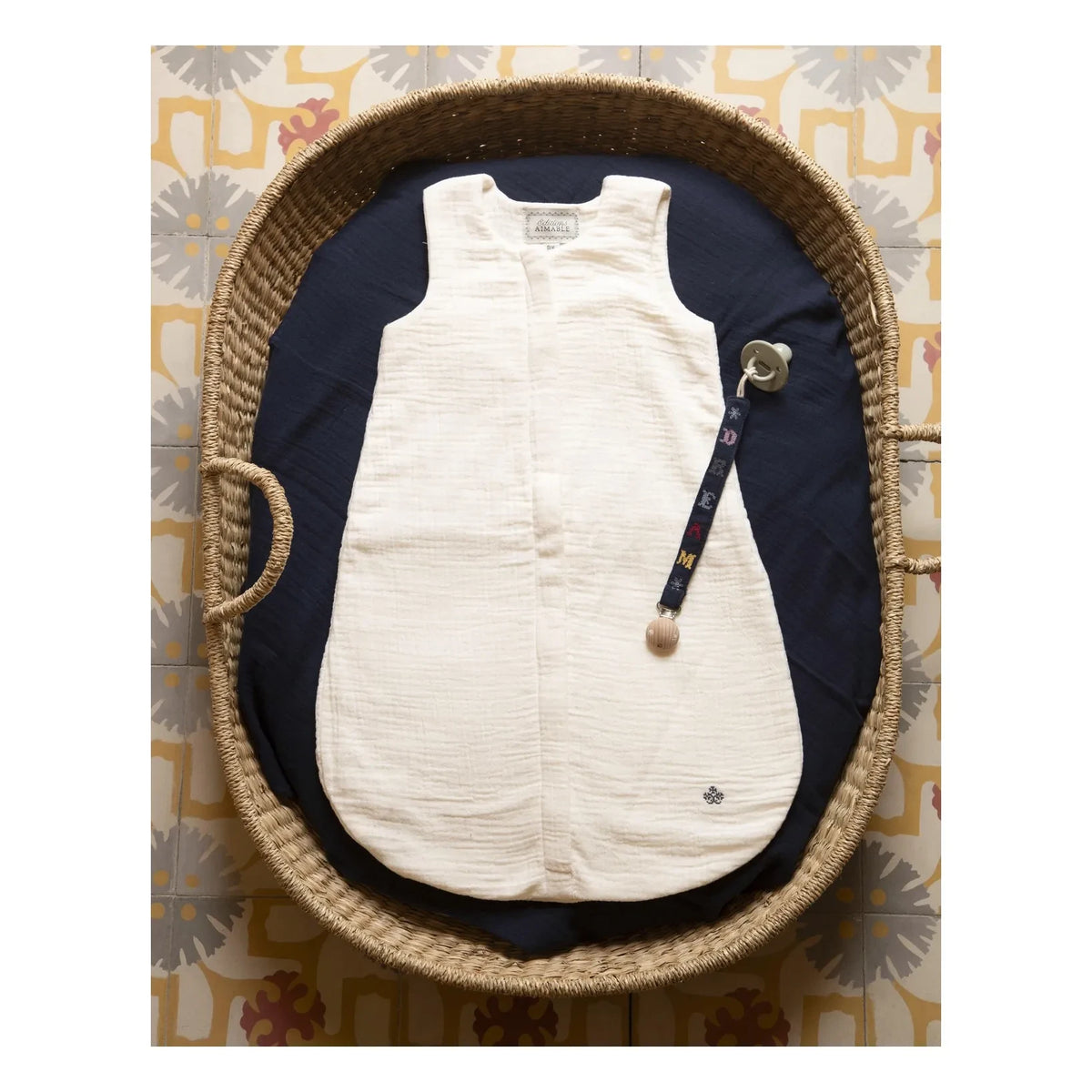 Editions Aimable - Gaston winter sleep sack | Ivory Gauze