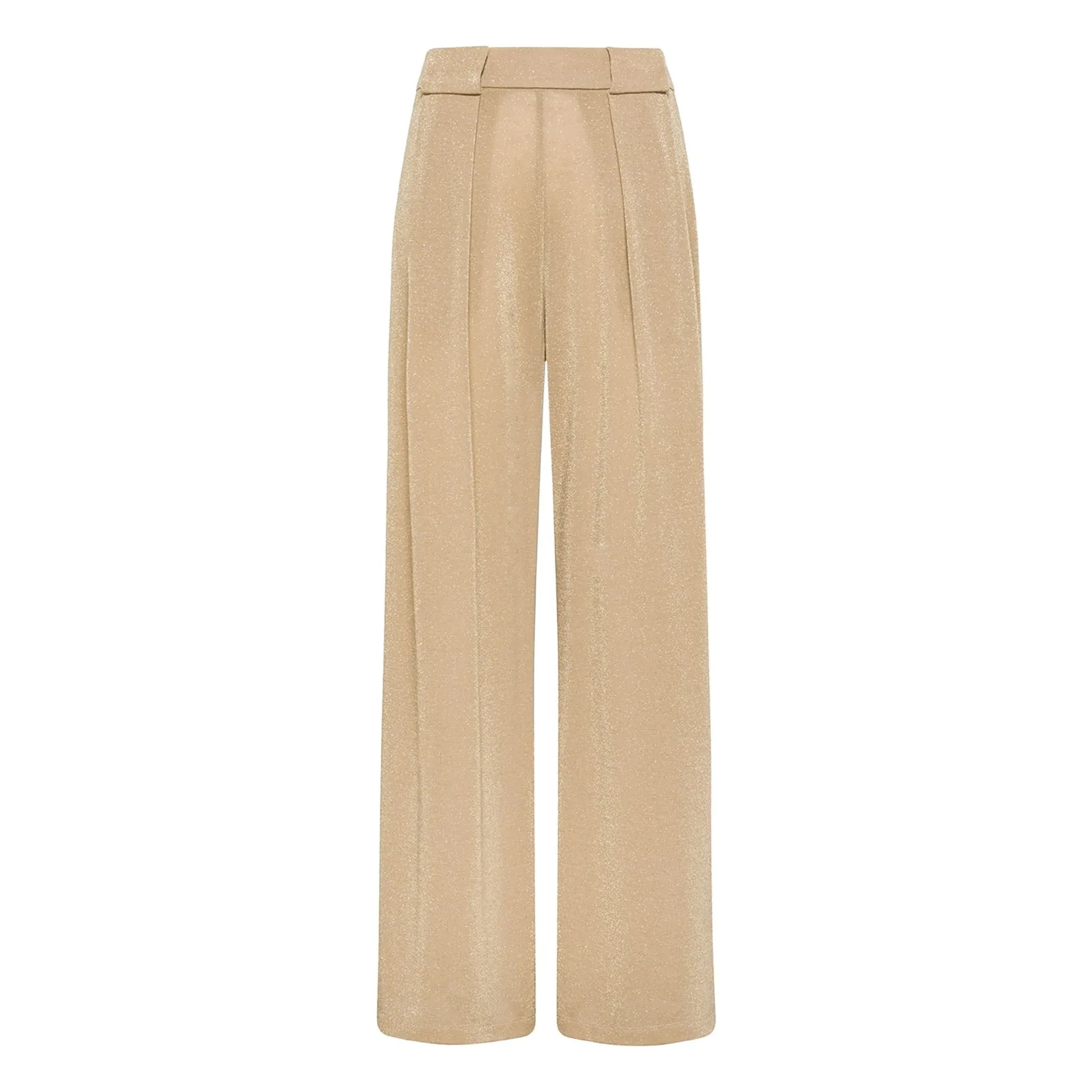 Momoni - Aspen Metalik Pantolon | Altın