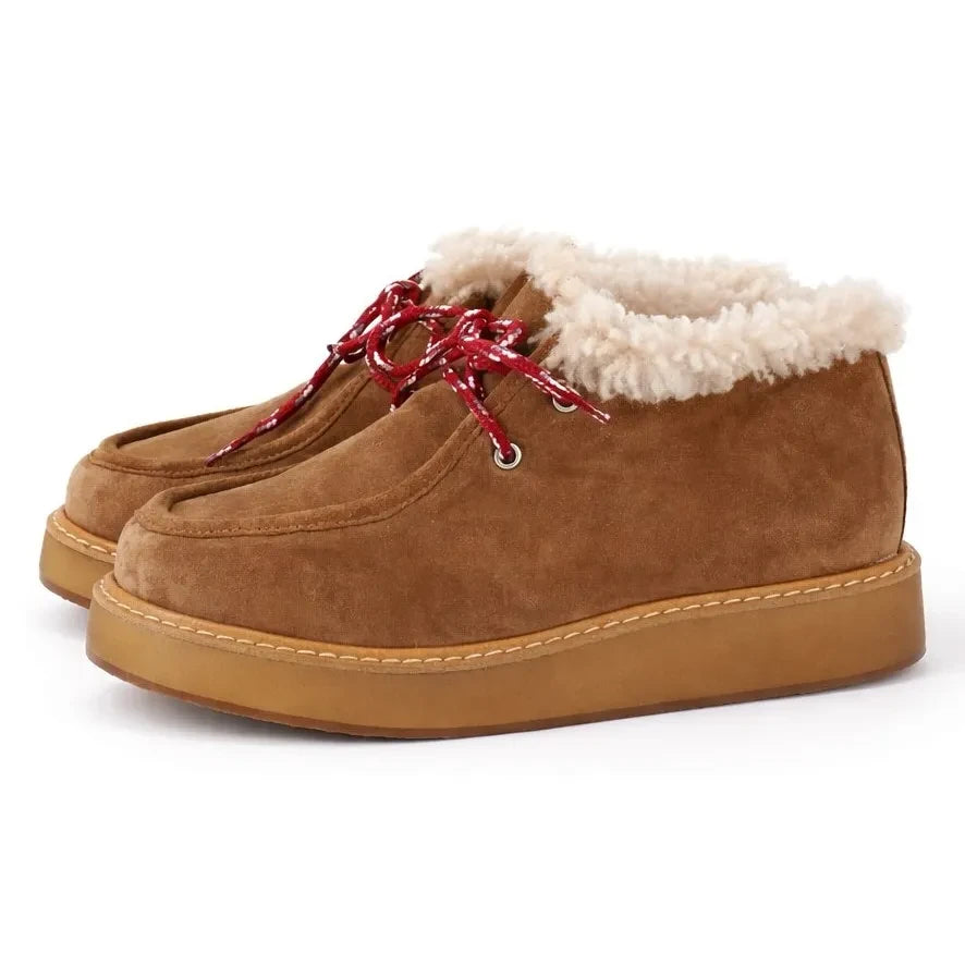 Toral - Lauren Suede Padded Boots | Camel