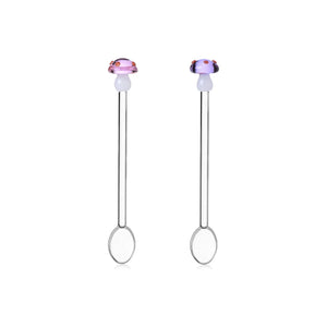Ichendorf Milano - Glass Cork Spoons - 2-piece Set | Pink