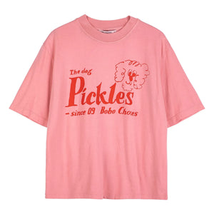 Bobo Choses - The Dog Pickles Organic Cotton T-Shirt | Pink