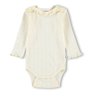 Molo - Foss Body Hearts Organic Cotton | Ivory