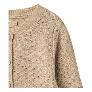 Wheat - Magnella Organic Cotton Cardigan | Ecru