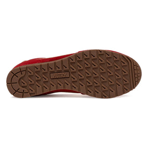 Autry - Windspin Low Two-Tone Suede and Leather Sneakers | Red
