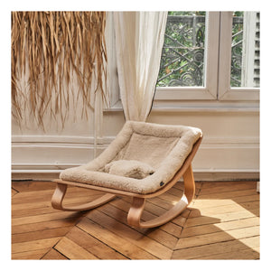 Charlie Crane - Levo Baby Rocking Chair Cushion | Ecru