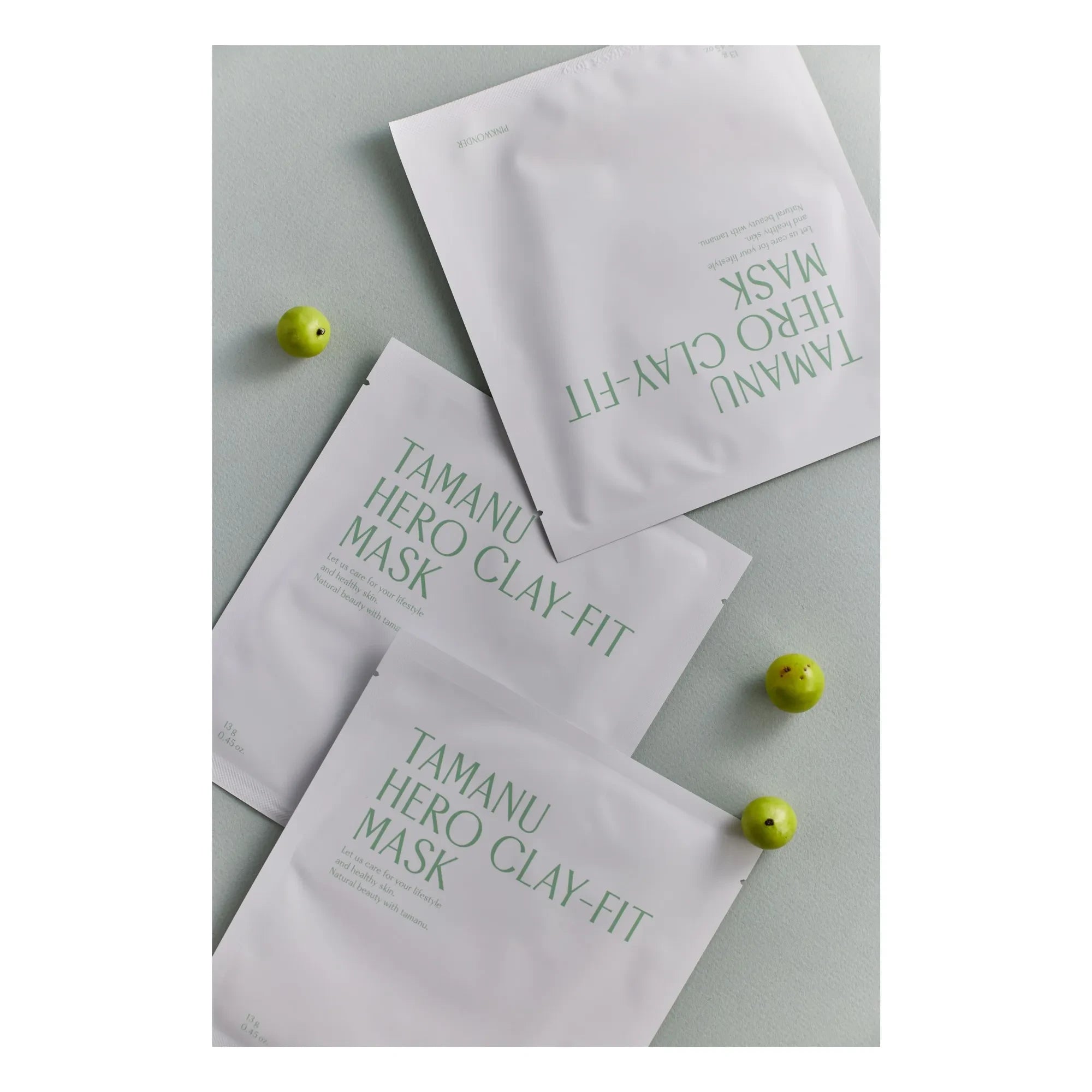 PINKWONDER - Tamanue Hero Clay Fit Mask - 3-Piece Set