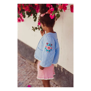 Louise Misha - Joulia Organic Cotton Jacket | Light Blue