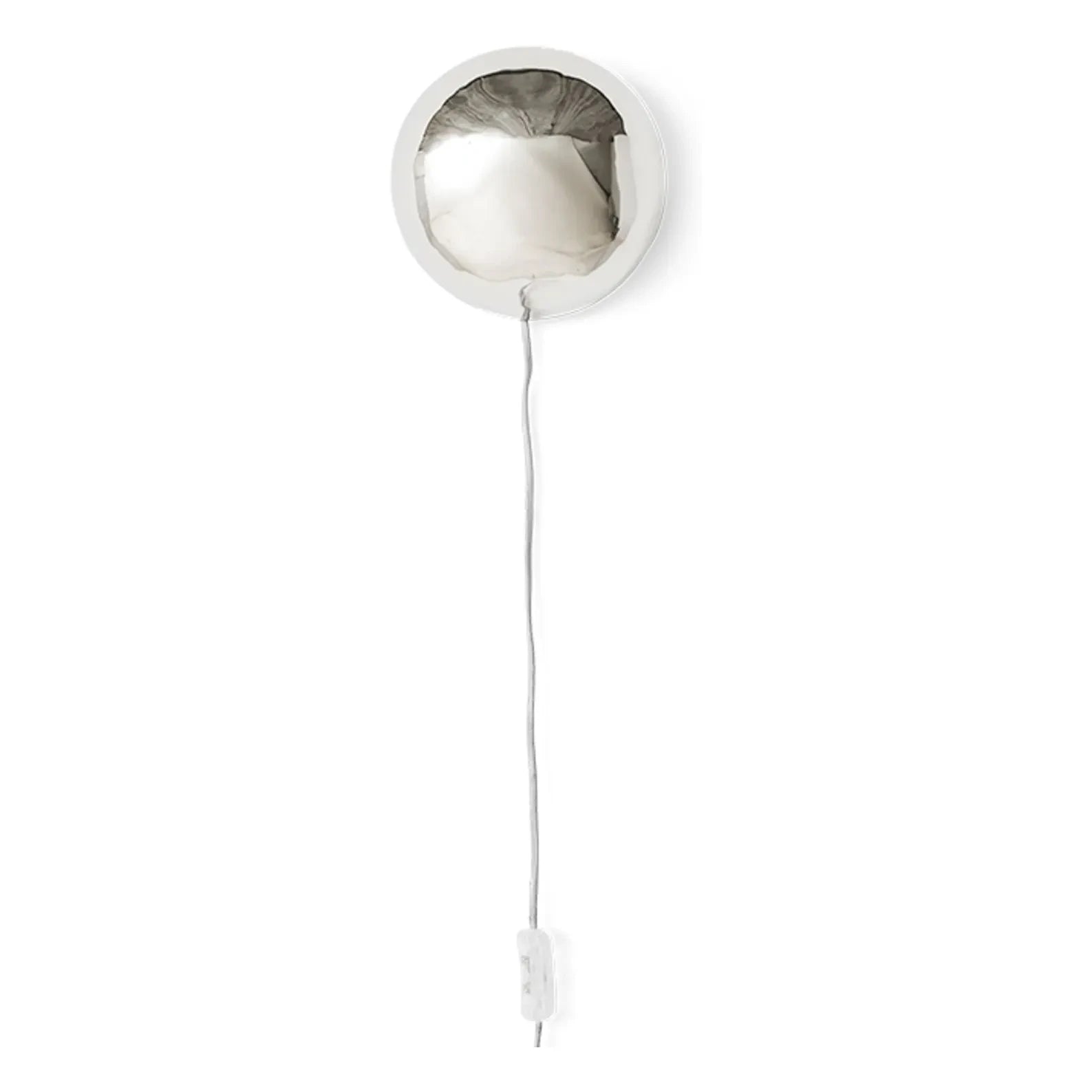 HKliving - Orb Wall Lamp | Chrome