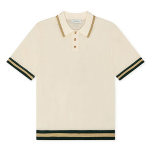 Les Deux - Lace Knit Polo | Off-white