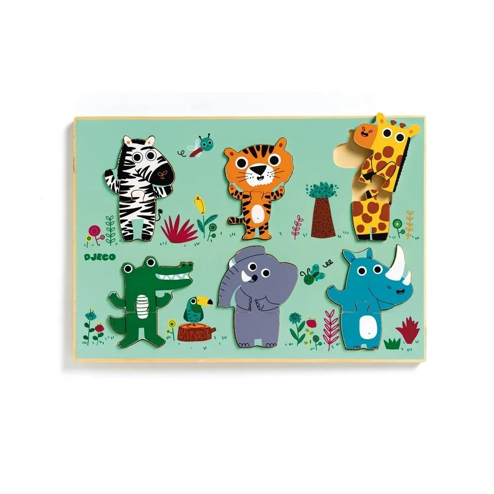 Djeco - Coucou - Croco Puzzle