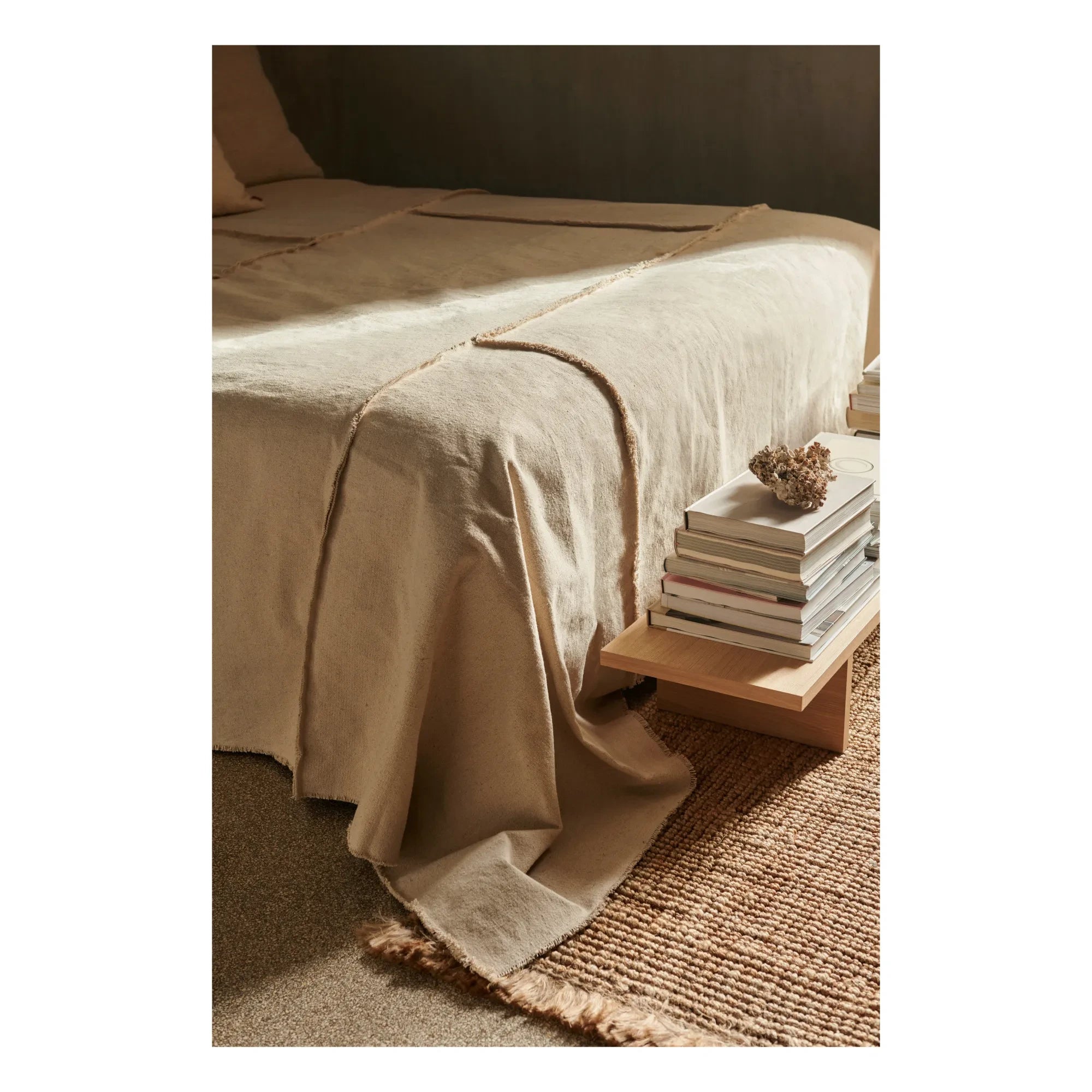 Ferm Living - Off-White Offset Bedspread