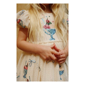 Konges Sløjd - Yvonne Glaces Tulle Dress | Cream