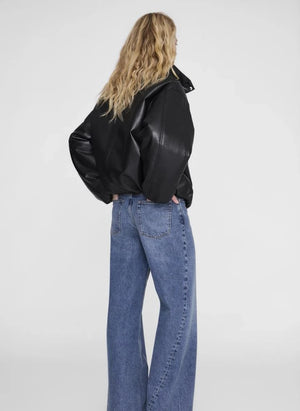 Anine Bing - Cyrus Leather Jacket | Black
