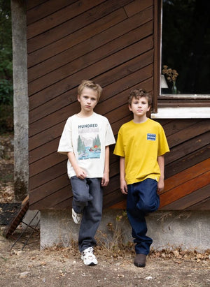 Hundred Pieces - Finn Certified Organic Cotton T-Shirt | Mustard