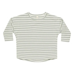 Quincy Mae - Bisiklet yaka T-shirt | Kırık beyaz