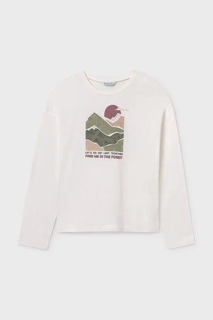 Mayoral Long-Sleeve Cotton Blouse
