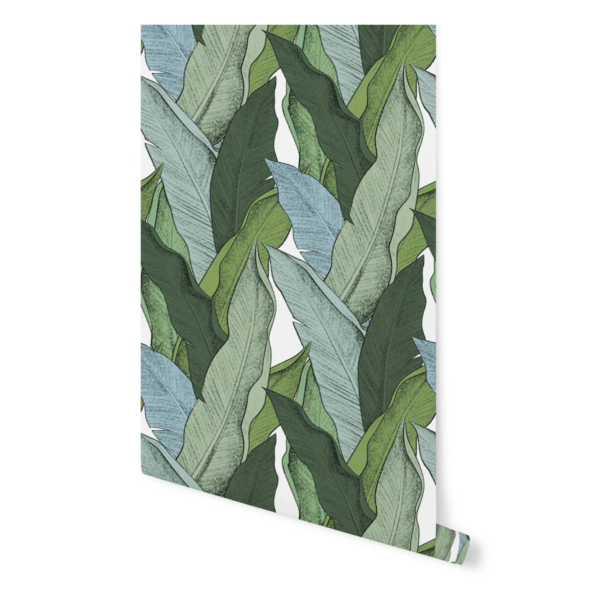 PaperMint - Leaf Wallpaper Roll - 10 ml | Green