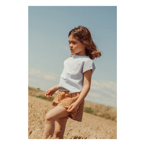 THE LiTTLE POETS - Rare Organic Cotton Shorts | Caramel