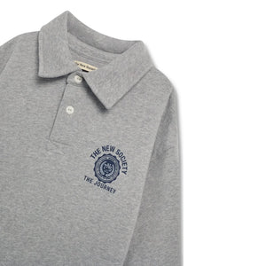 the new society - Ash Polo Elbise | Gri