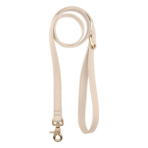 Cafide - Vegan Leather Dog Collar | Beige