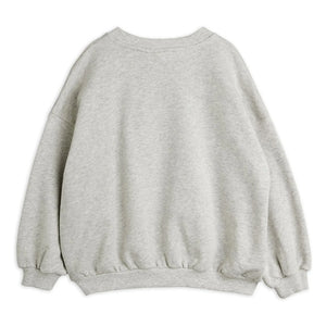 Mini Rodini - Planète Coton Organic Cotton Sweatshirt | Heather Grey