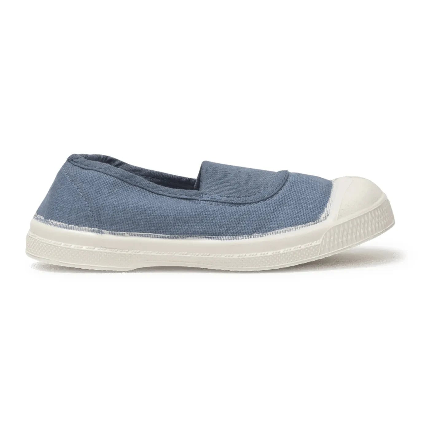 Bensimon - Elastic Vegan Canvas Sneakers | Denim
