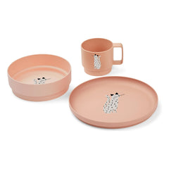 Liewood - Archi Dinner Set | Cat/Tuscany Rose