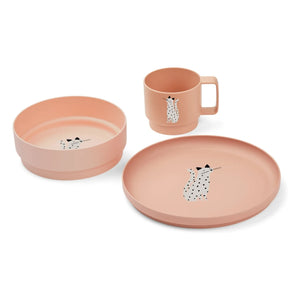 Liewood - Archi Dinner Set | Cat/Tuscany Rose