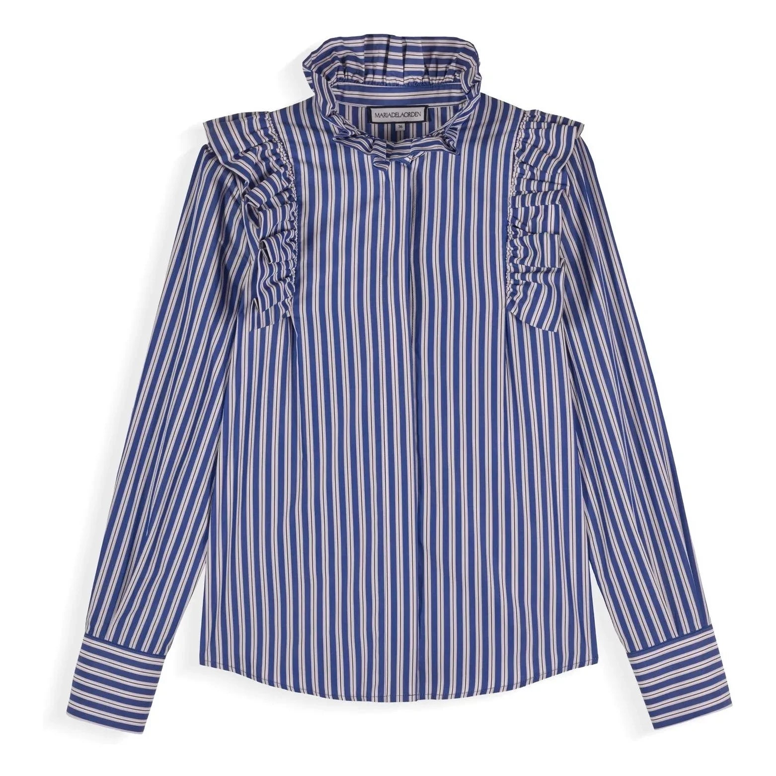 Maria de la Orden - Mizou Cotton Striped Blouse | Blue