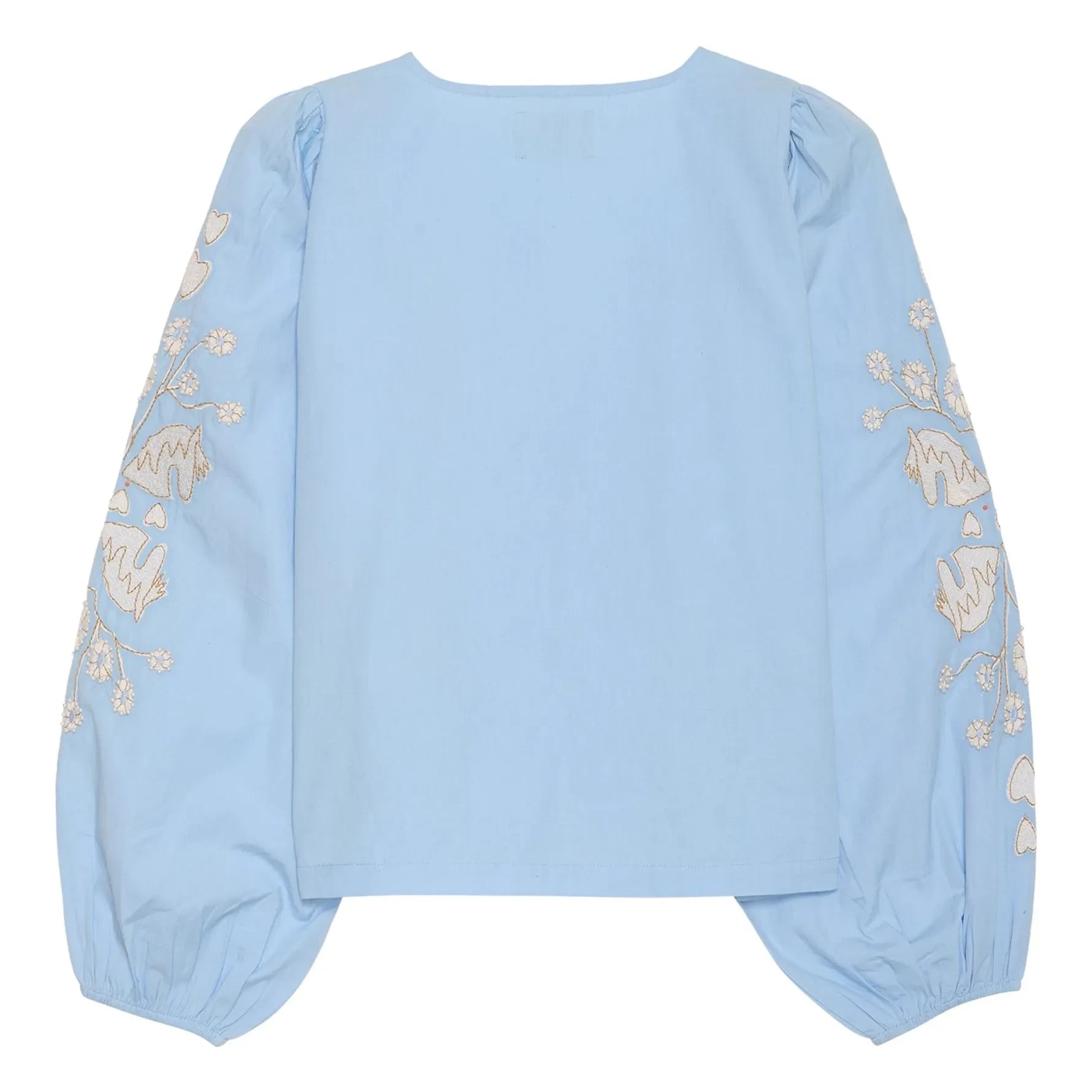 SISSEL EDELBO - Maggan Organic Cotton Blouse | Blue