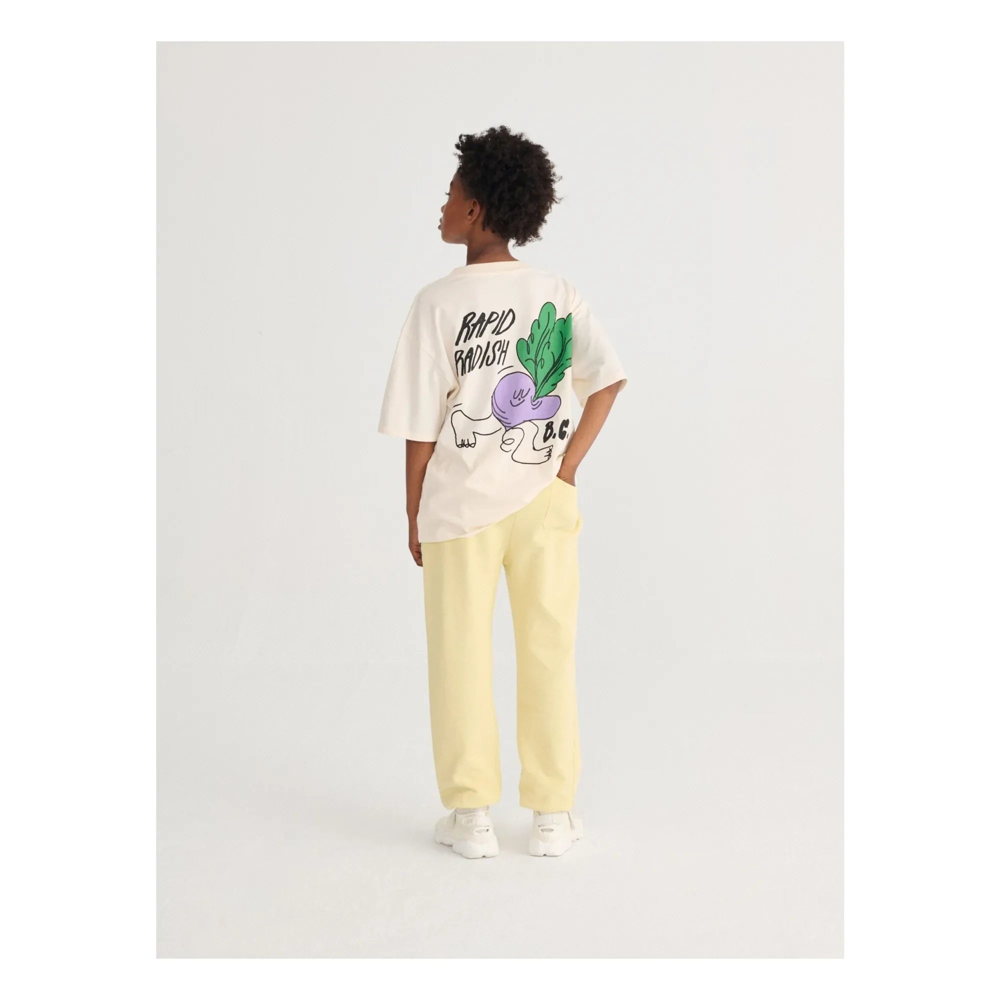 Bobo Choses - Rapid Radish Oversized Organic Cotton T-Shirt | White