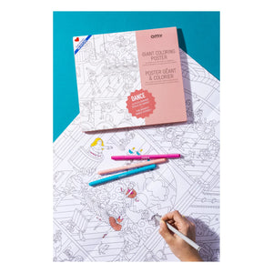 Omy - Dance Giant Poster | White
