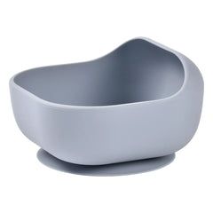 Béaba - Vacuum Silicone Bowl | Gray Pebble