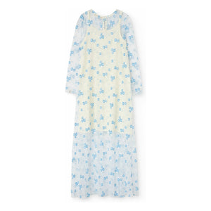 The Animals Observatory - Peacock Dress | White