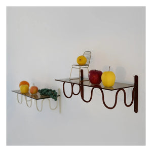 Honoré - Dolores Wall Shelf | Frosted Brown