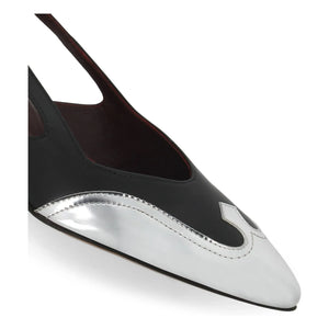 Socque Paris - Patti Leather Heeled Shoes | Black