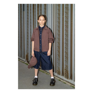 Finger in the nose - Bermuda Shorts Denim Tate | Dark Blue