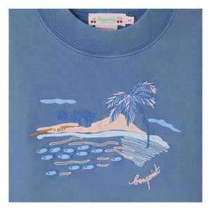 Bonpoint - Lika Sweatshirt | Azure Blue