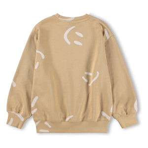 Molo - Monti Smiles organic cotton sweatshirt | Beige