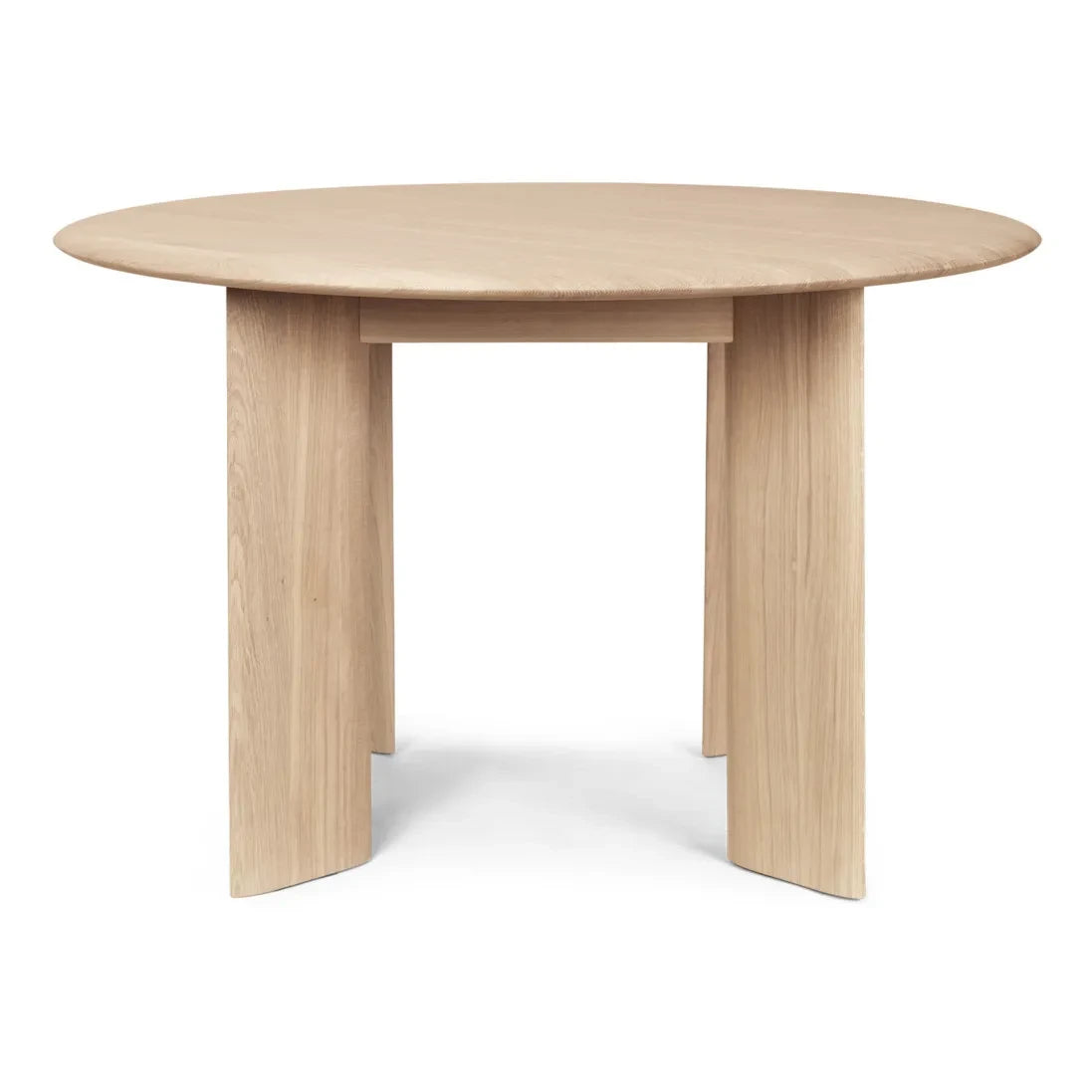 Ferm Living - Curved Round Table - FSC Wood | White