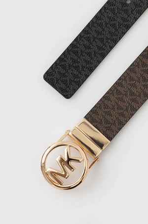 MICHAEL Michael Kors kadın çift taraflı suni deri kemer