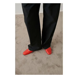 Soeur - Emmett Leather Ballerina Shoes | Red