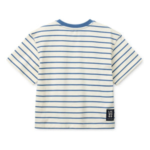 Liewood - Tyler Striped Organic Cotton T-Shirt | Blue