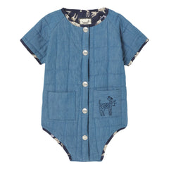 Apaches - Dadi Chambray Romper | Blue