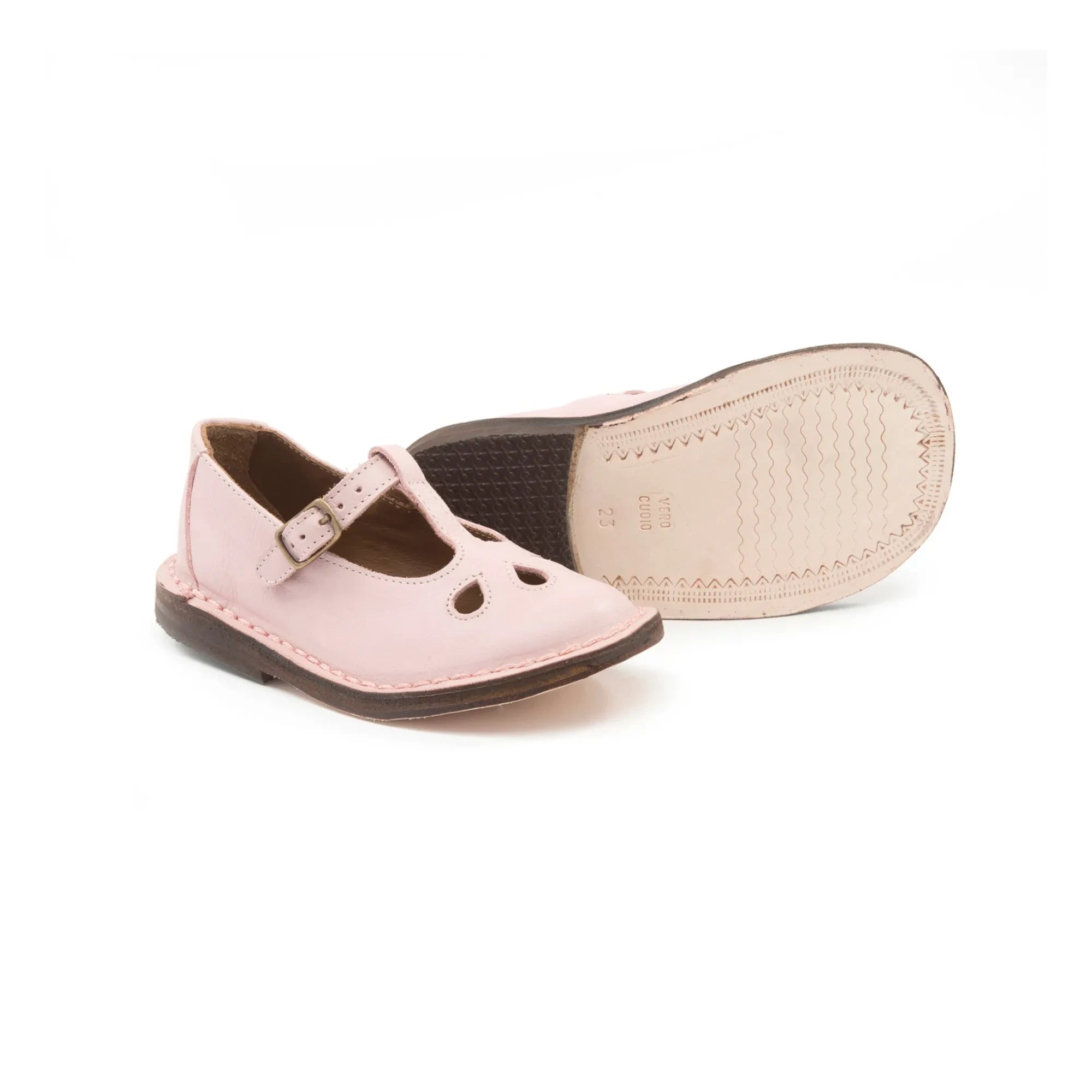 Pèpè - Heeled Shoes with Buckle Detail | Pink