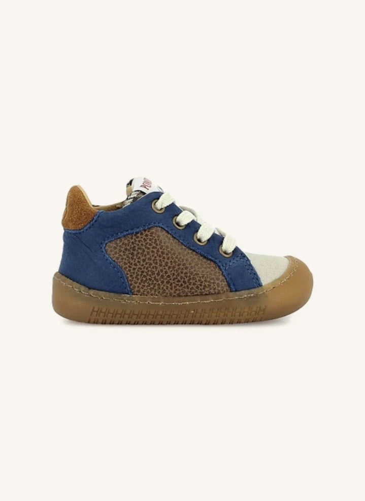 Pom d'Api - Yaka Star Nubuck Sneakers | Blue