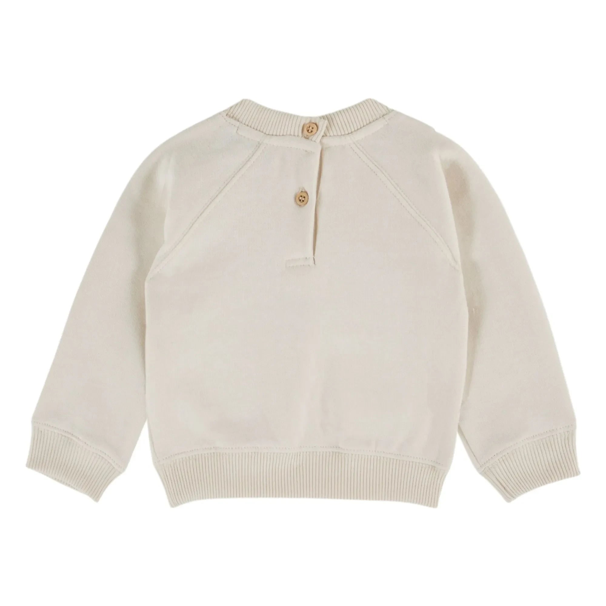 Emile et Ida - Pomme d'Amour Sweatshirt Organic Cotton | Cream