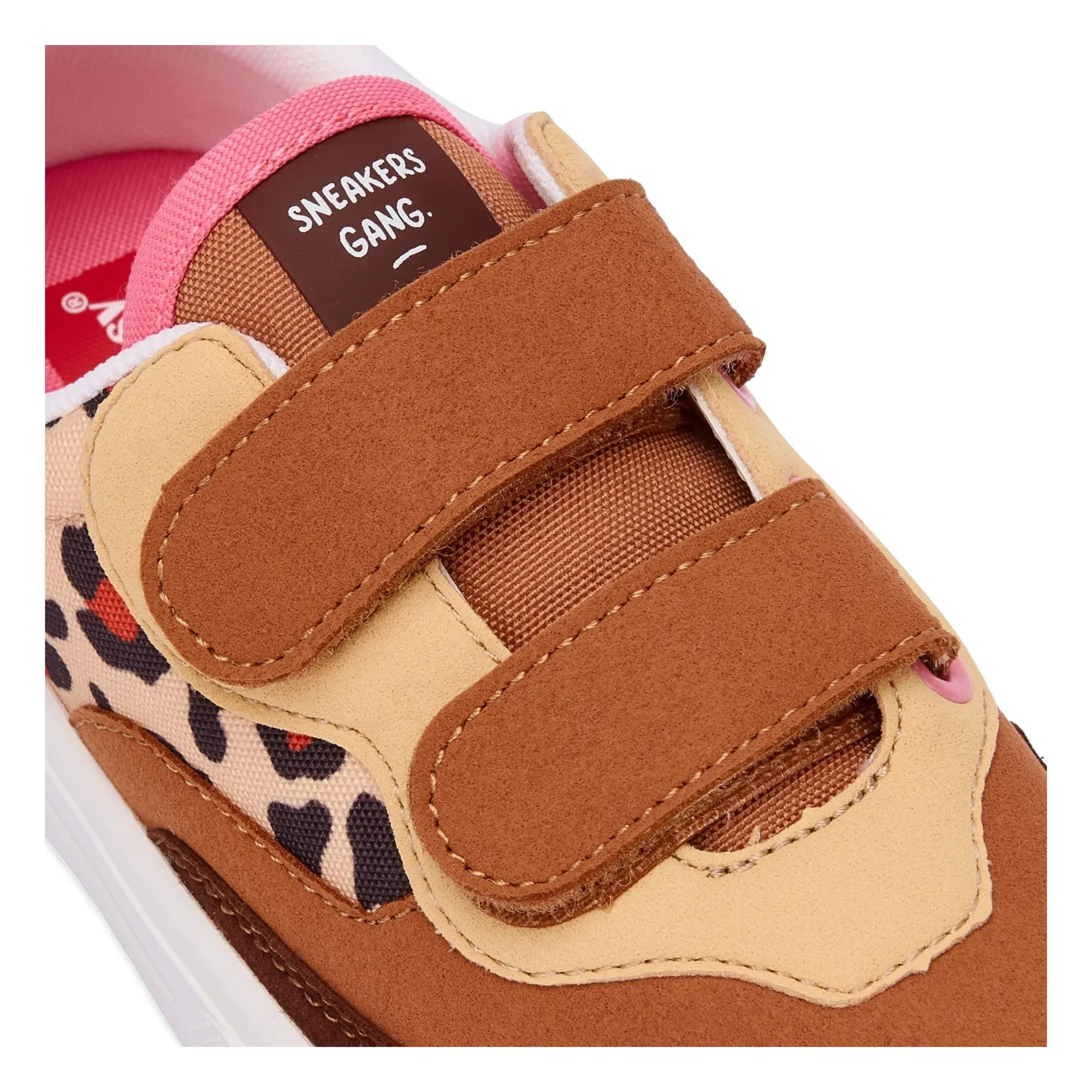 Hello Hossy - Leopard Scratch Sneakers | Cream