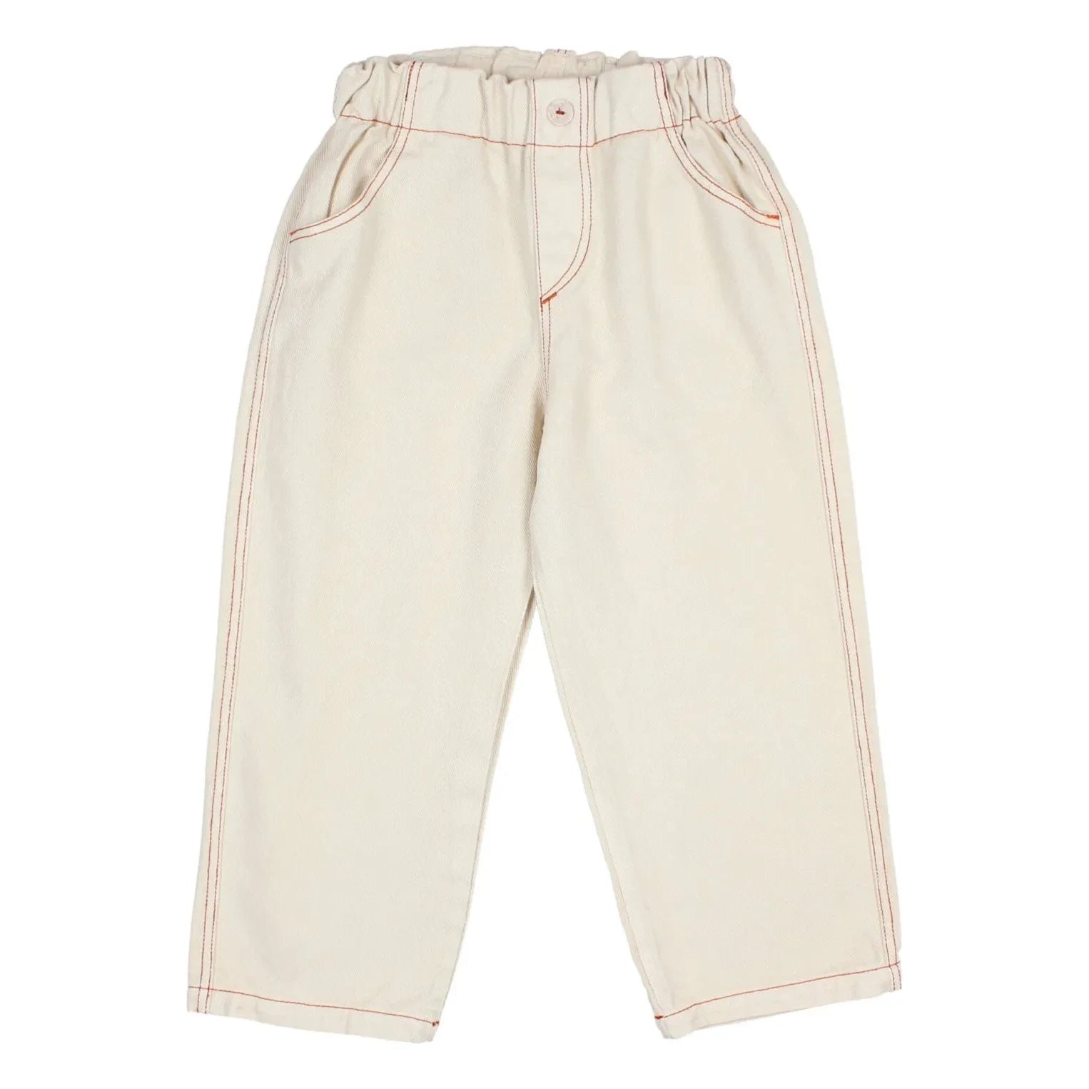 Búho - Denim Lyocell Pants | Ivory