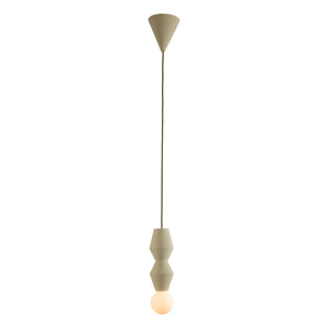 Schneid Studio - Stucco 2 ceramic pendant | Pistachio green
